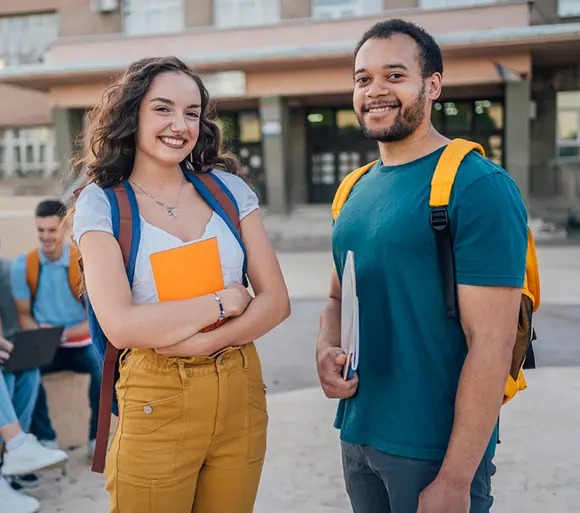 two young college students